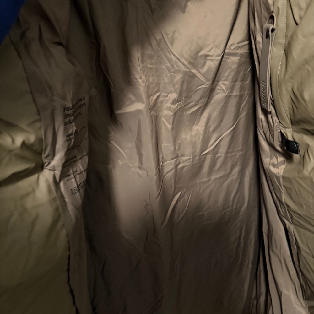 Rains Long Puffer Coat in Brown - Picture 9 of 16